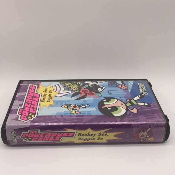 The Powerpuff Girls Monkey See Doggie Do VHS Video Animated Cartoon Network - Picture 2 of 8